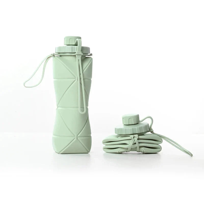 SILICONE FOLDABLE WATER BOTTLE 600ML