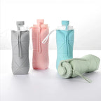 SILICONE FOLDABLE WATER BOTTLE 600ML