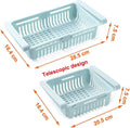 Retractable Drawer Type Refrigerator Storage Box
