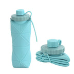 SILICONE FOLDABLE WATER BOTTLE 600ML